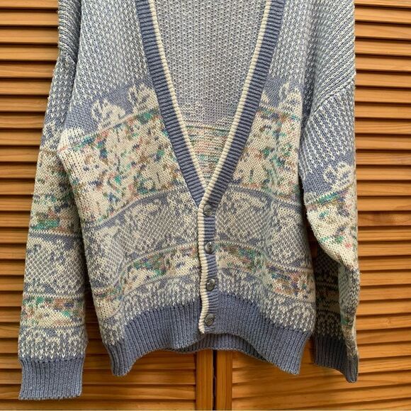 Vintage Saturdays Button Up Cardigan Size Large - Picture 6 of 6